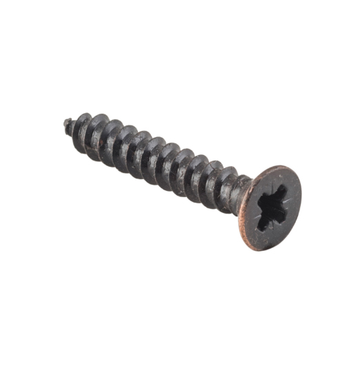 Hinge Screws - Solid Brass  L25mm 8 Gauge